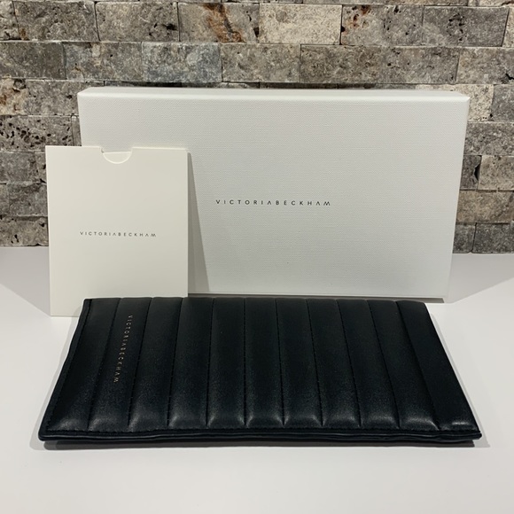 NWT [Victoria Beckham] Gold Oversized Aviator Sunglasses Gold/Teal with Case - Picture 9 of 9